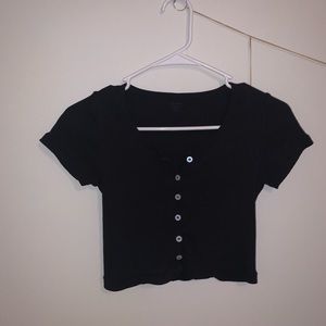 brandy melville black zelly top